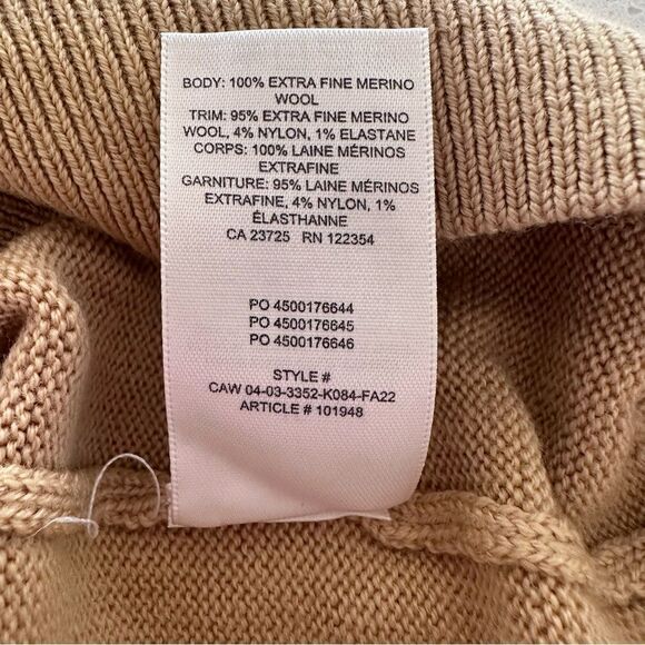 Wilfred Montpellier Tan100% Merino Wool Turtleneck XS - Picture 7 of 8